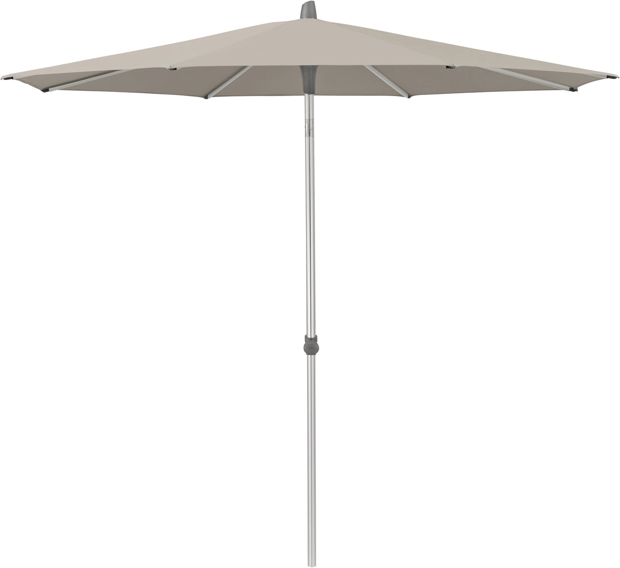 Glatz ALU-SMART Sonnenschirm, Gestell Aluminium natureloxiert - rund