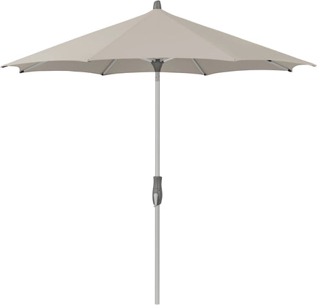 Glatz ALU-TWIST Sonnenschirm, Gestell Aluminium natureloxiert, rund