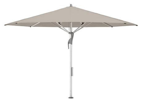 Glatz Gastronomieschirm - FORTELLO LED, Gestell Aluminium natureloxiert, Ø 400 cm , rund