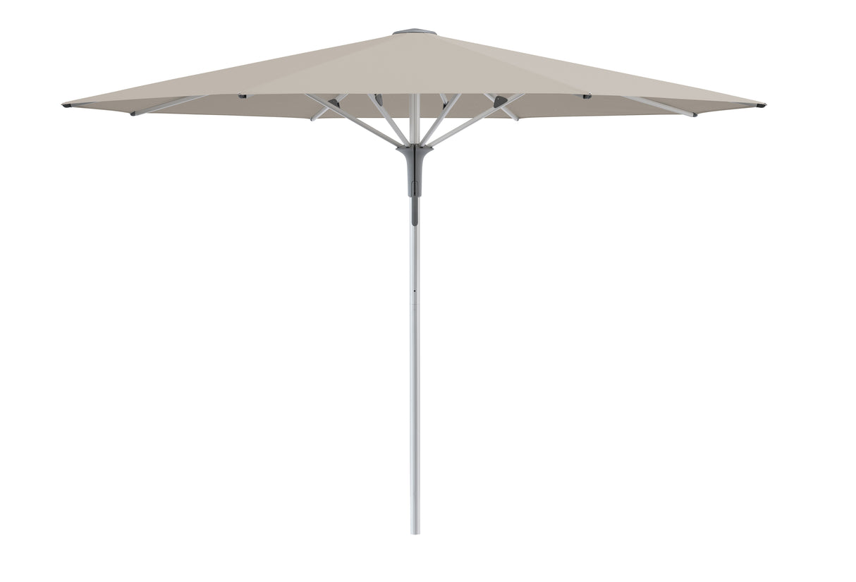 Glatz Gastronomieschirm - FORTERO Pro, Gestell Aluminium natureloxiert, Ø 350 cm, rund