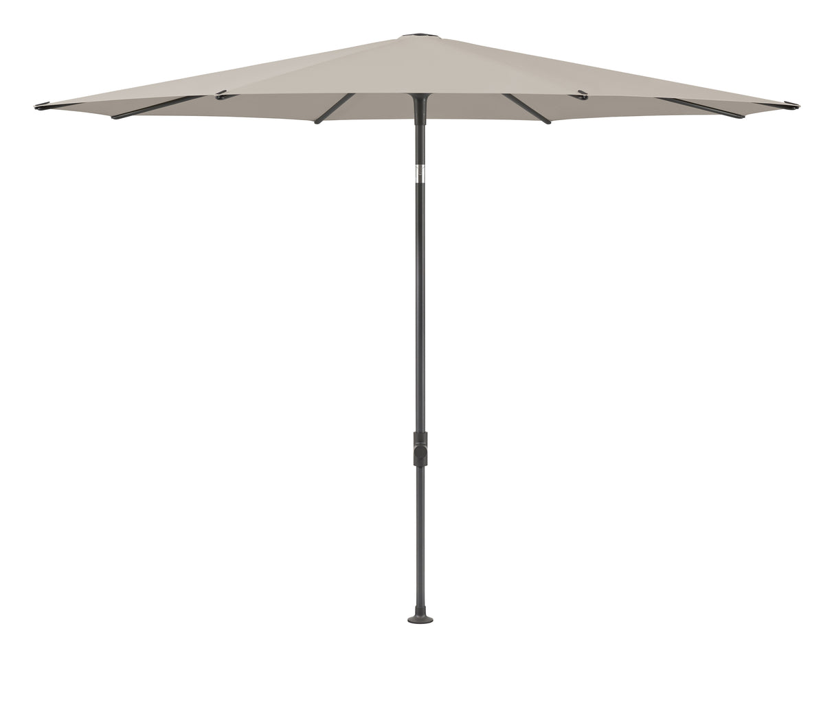 Glatz SMART Sonnenschirm anthrazit pulverbeschichtet - rund