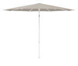 Glatz SMART Sonnenschirm matt weiss pulverbeschichtet - rund