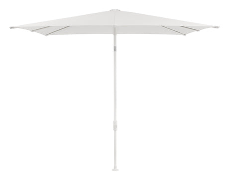 Glatz SMART Sonnenschirm matt weiß pulverbeschichtet - quadratisch
