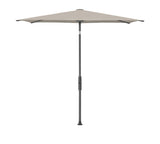 Glatz TWIST Sonnenschirm anthrazit pulverbeschichtet - quadratisch