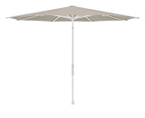 Glatz TWIST Sonnenschirm, matt weiss pulverbeschichtet - rund