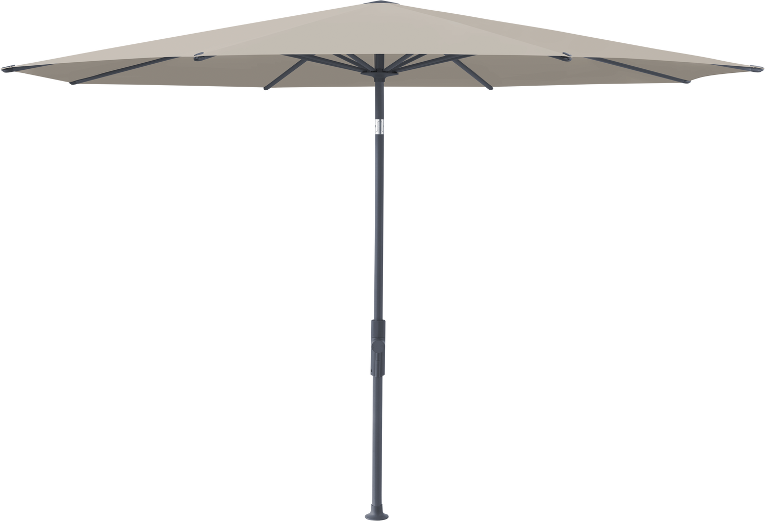 Glatz VITA Torna - Sonnenschirm - Gestell Aluminium, seidengrau oder anthrazit pulverbeschichtet, Ø 270, Ø 300 cm & Ø 330 cm