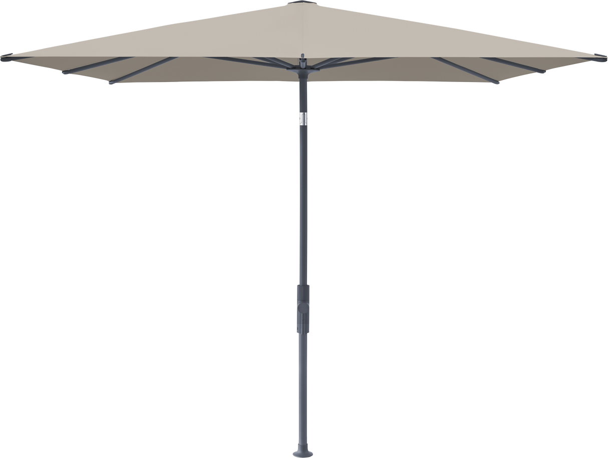 Glatz VITA Torna - Sonnenschirm - Gestell Aluminium, seidengrau oder anthrazit pulverbeschichtet, 240 x 240,210 x 150 & 250 x 200 cm