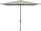 Glatz VITA Torna - Sonnenschirm - Gestell Aluminium, seidengrau oder anthrazit pulverbeschichtet, 240 x 240,210 x 150 & 250 x 200 cm