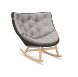 DEDON MBRACE Schaukelstuhl Teak Gestell - Geflecht Arabica