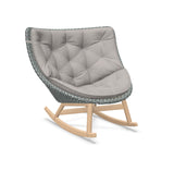 DEDON MBRACE Schaukelstuhl Teak Gestell - Geflecht Baltic