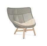 DEDON MBRACE Hochlehner Teak Gestell - Geflecht Pepper