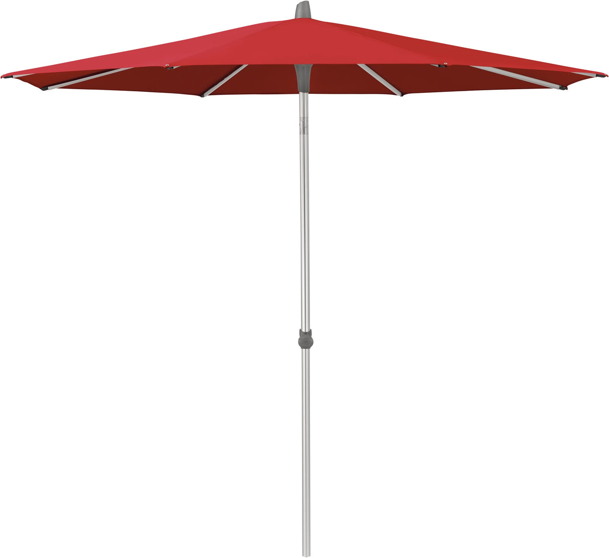 Glatz ALU-SMART Sonnenschirm, Gestell Aluminium natureloxiert - rund