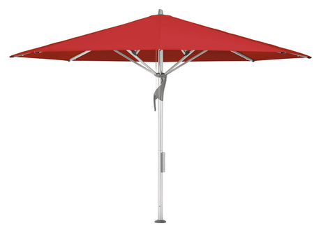 Glatz Gastronomieschirm - FORTELLO LED, Gestell Aluminium natureloxiert, Ø 400 cm , rund