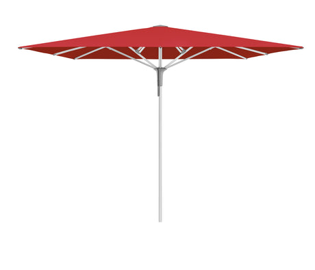 Glatz Gastronomieschirm - FORTINO Pro, Gestell Aluminium natureloxiert, 200 x 200 cm - 250 x 250 cm, rquadratisch