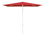 Glatz TWIST Sonnenschirm matt weiß pulverbeschichtet - rechteckig