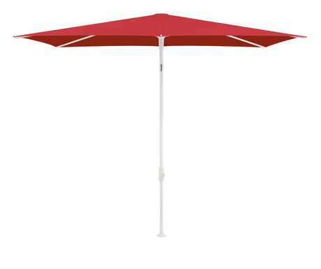 Glatz TWIST Sonnenschirm matt weiß pulverbeschichtet - rechteckig