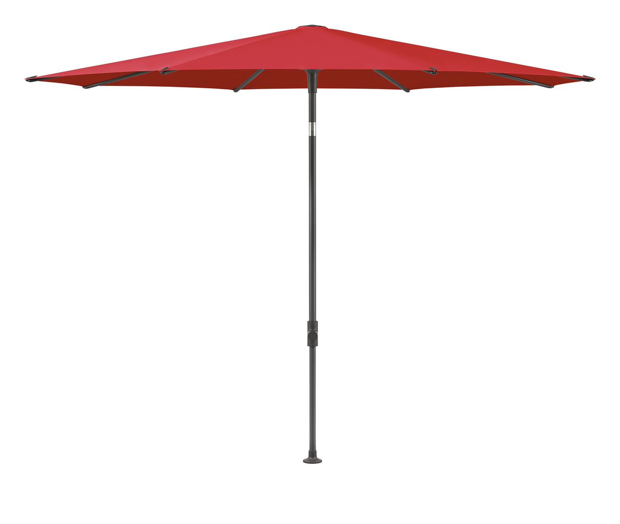 Glatz SMART Sonnenschirm anthrazit pulverbeschichtet - rund