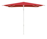 Glatz SMART Sonnenschirm matt weiß pulverbeschichtet - quadratisch