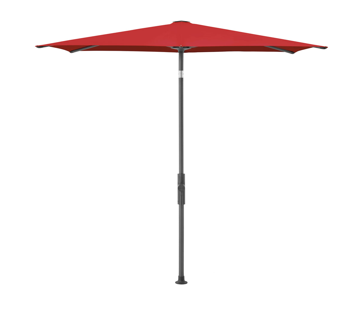 Glatz TWIST Sonnenschirm anthrazit pulverbeschichtet - rechteckig