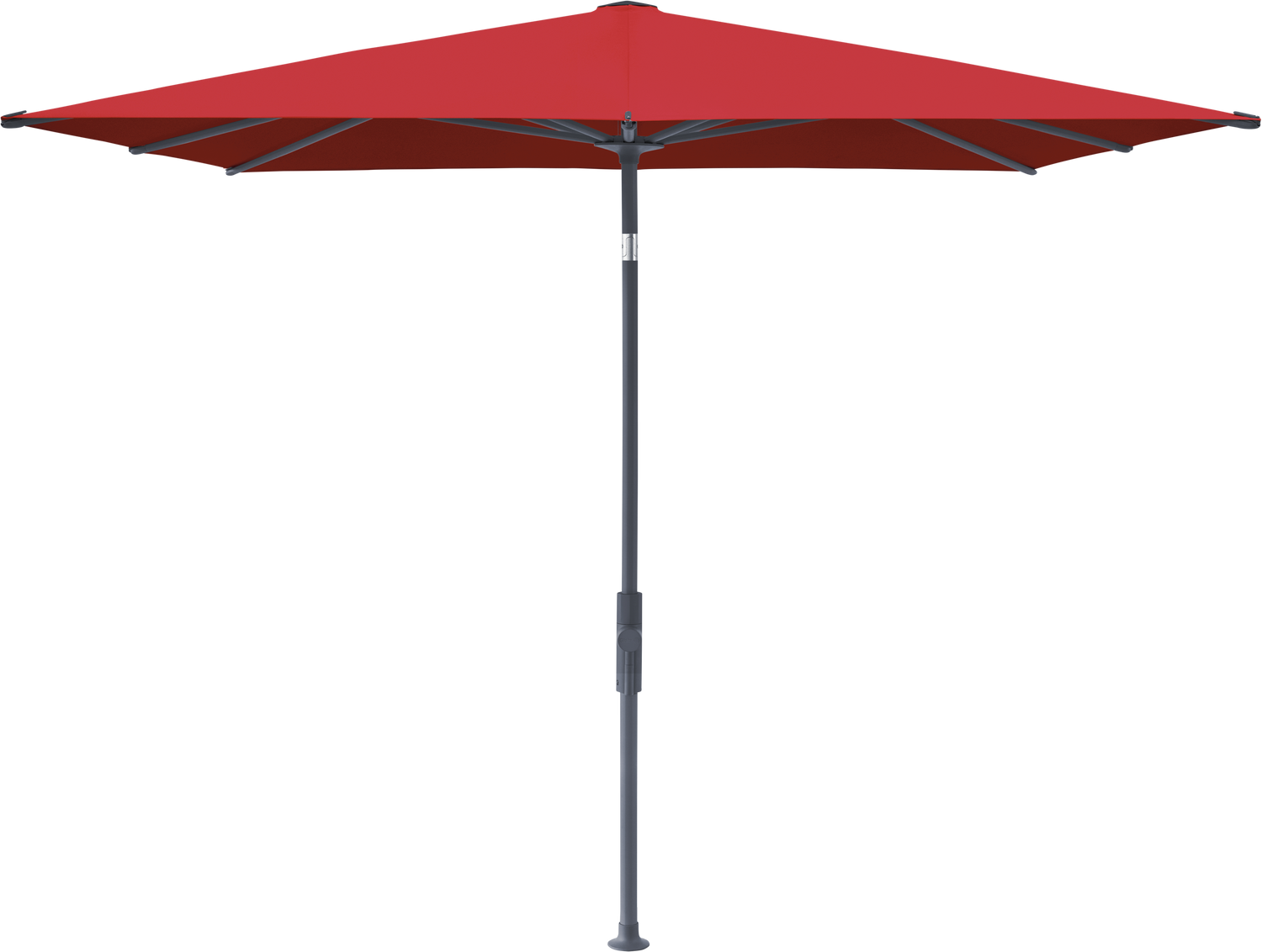 Glatz VITA Torna - Sonnenschirm - Gestell Aluminium, seidengrau oder anthrazit pulverbeschichtet, 240 x 240,210 x 150 & 250 x 200 cm