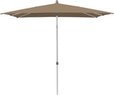 Glatz ALU-SMART Sonnenschirm, Gestell Aluminium natureloxiert - rechteckig