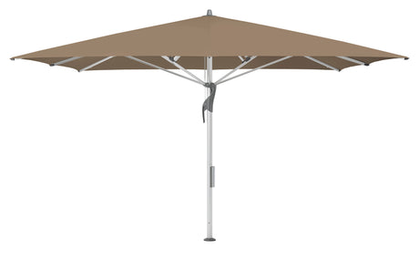 Glatz Gastronomieschirm - FORTELLO LED, Gestell Aluminium natureloxiert, 400 x 300 cm,  rechteckig