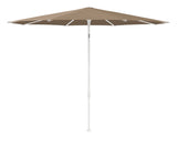 Glatz SMART Sonnenschirm matt weiss pulverbeschichtet - rund