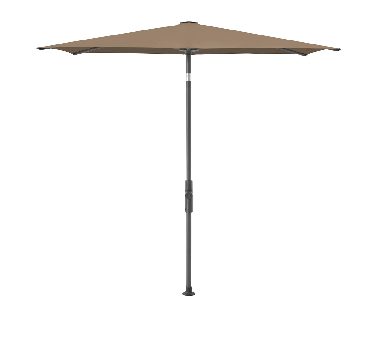 Glatz TWIST Sonnenschirm anthrazit pulverbeschichtet - rechteckig