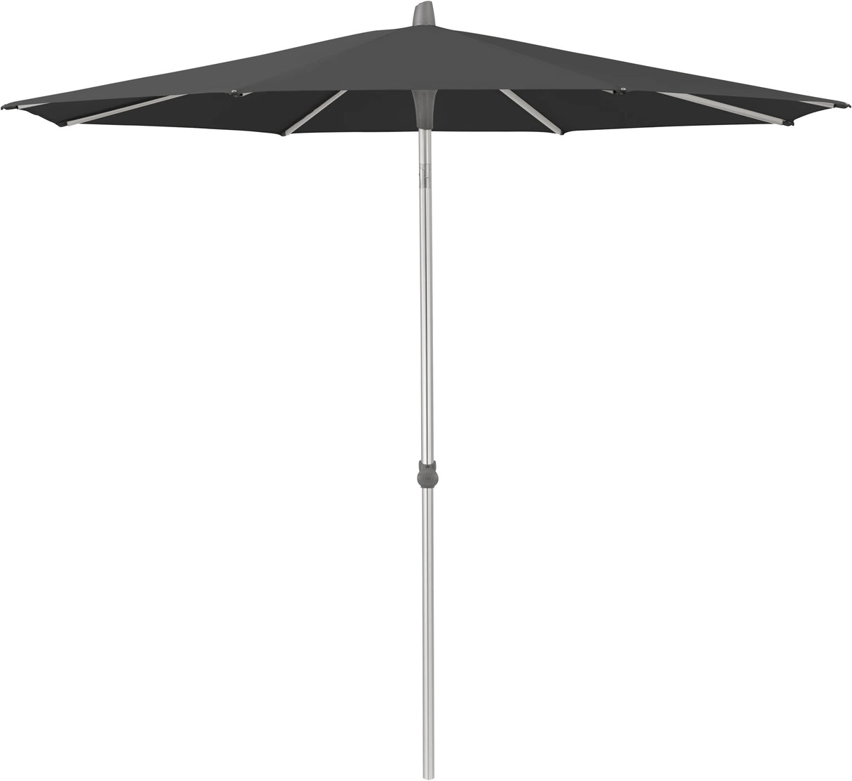 Glatz ALU-SMART Sonnenschirm, Gestell Aluminium natureloxiert - rund
