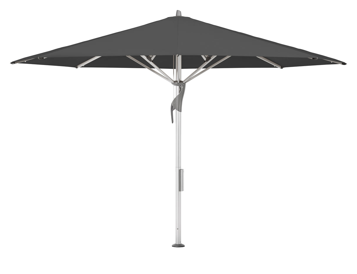 Glatz Gastronomieschirm - FORTELLO LED, Gestell Aluminium natureloxiert, Ø 400 cm , rund