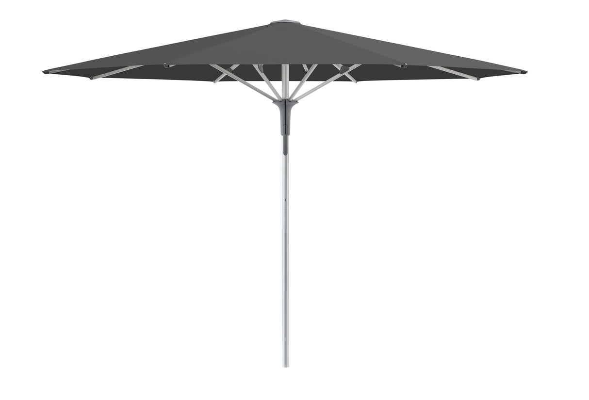 Glatz Gastronomieschirm - FORTERO Pro, Gestell Aluminium natureloxiert, Ø 350 cm, rund