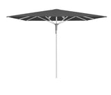 Glatz Gastronomieschirm - FORTINO Pro, Gestell Aluminium natureloxiert, 200 x 200 cm - 250 x 250 cm, rquadratisch