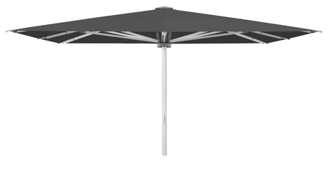 Glatz Großschirm - PALAZZO Noblesse/E, Gestell Aluminium natureloxiert, 450 x 350 cm - 600 x 500 cm, mit Kurbel - rechteckig