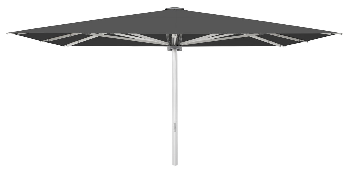 Glatz Großschirm - PALAZZO Style/E, Gestell Aluminium natureloxiert, mit Motor - quadratisch