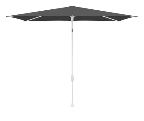 Glatz TWIST Sonnenschirm matt weiß pulverbeschichtet - rechteckig