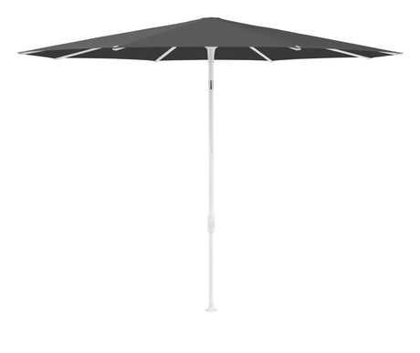 Glatz SMART Sonnenschirm matt weiss pulverbeschichtet - rund