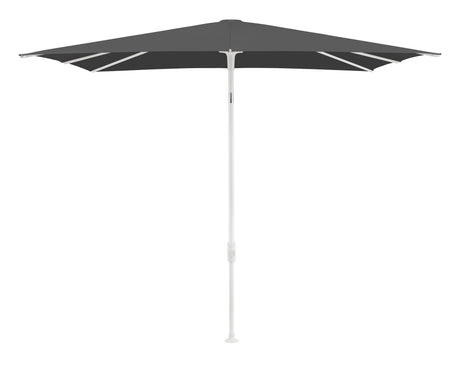 Glatz SMART Sonnenschirm matt weiß pulverbeschichtet - quadratisch