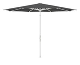 Glatz TWIST Sonnenschirm, matt weiss pulverbeschichtet - rund