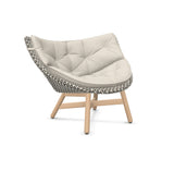 DEDON MBRACE Lounge Sessel Teak Gestell - Geflecht Pepper