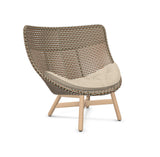 DEDON MBRACE Hochlehner Teak Gestell - Geflecht Chestnut