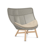 DEDON MBRACE Hochlehner Teak Gestell - Geflecht Pepper