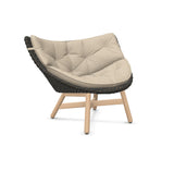 DEDON MBRACE Lounge Sessel Teak Gestell - Geflecht Arabica