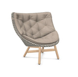 DEDON MBRACE Hochlehner Teak Gestell - Geflecht Pepper