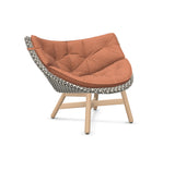 DEDON MBRACE Lounge Sessel Teak Gestell - Geflecht Pepper