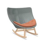 DEDON MBRACE Schaukelstuhl Teak Gestell - Geflecht Baltic