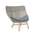 DEDON MBRACE Hochlehner Teak Gestell - Geflecht Pepper