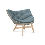 DEDON MBRACE Lounge Sessel Teak Gestell - Geflecht Pepper