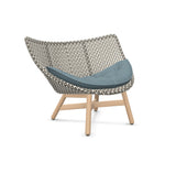 DEDON MBRACE Lounge Sessel Teak Gestell - Geflecht Pepper