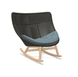 DEDON MBRACE Schaukelstuhl Teak Gestell - Geflecht Arabica