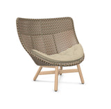 DEDON MBRACE Hochlehner Teak Gestell - Geflecht Chestnut